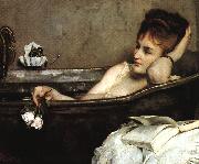 Alfred Stevens The Bath (san06) oil painting reproduction